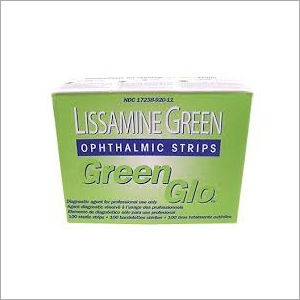 Lissamine Green Diagnostic Test Strips