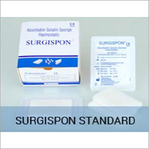 White Surgispon Standard Absorbable Hemostatic Gelatin Sponge