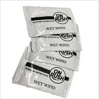 Single Wet Wipe Sachet For Personal