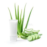 Aloevera Cucumber Gel - 100gm Plastic Jar | Herbal Ingredients, Glitter Effect, UV Blocking, Suitable for All Skin Types, Personal and Skin Care
