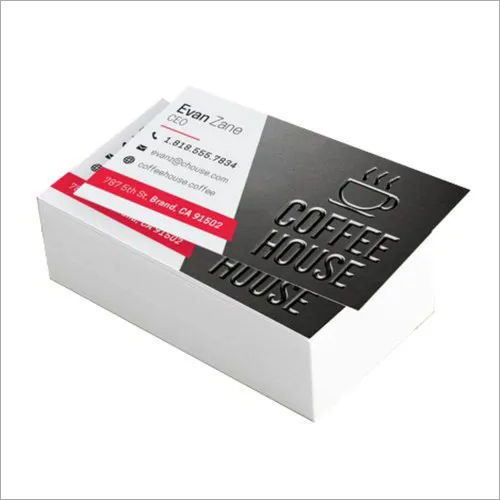 Velvet Plus Spot Uv Visiting Card Application: Both Side Lamination