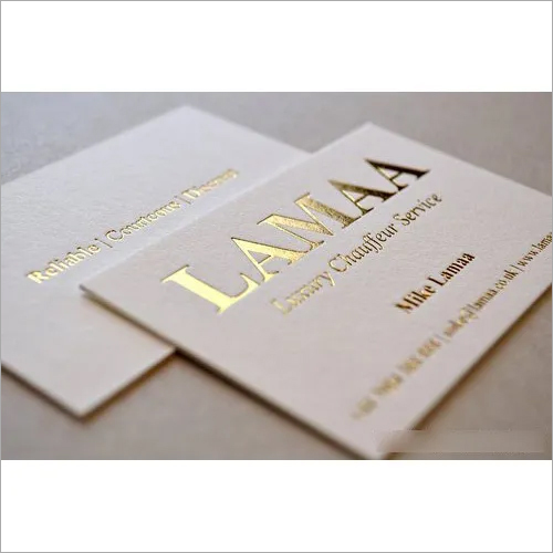 Golden Leaf Visiting card