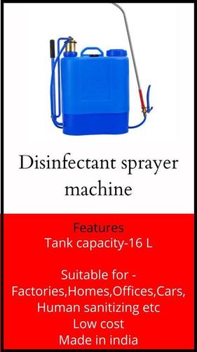 Disinfectant sprayer machine