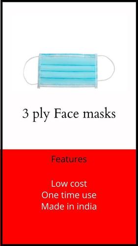 3 Ply face Mask