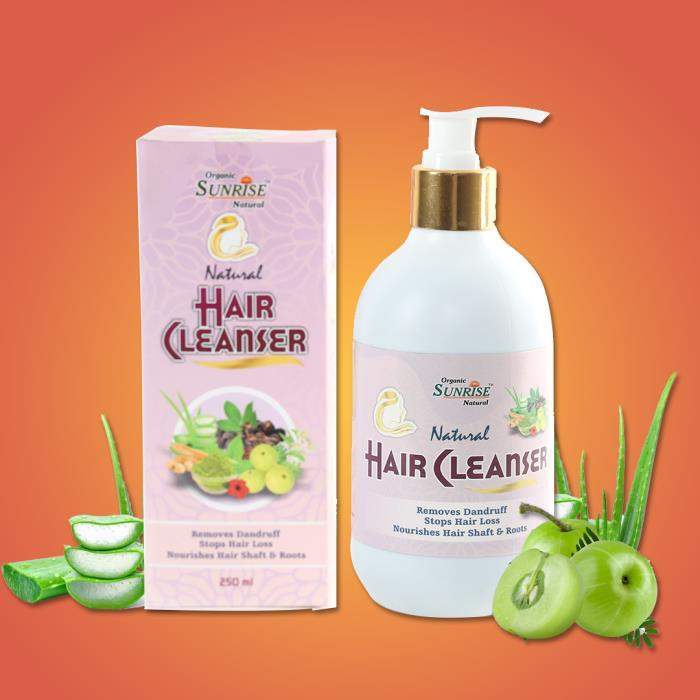 Herbal Natural Hair Cleanser Shampoo - Color Code: White