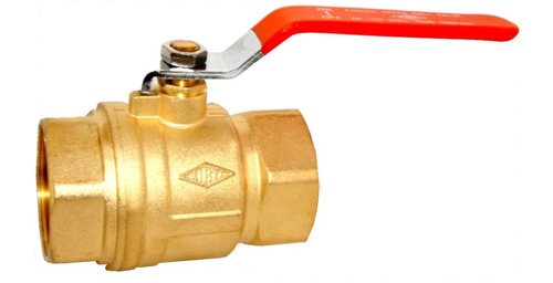 Kirti Forged Golden Color Brass Ball Valve