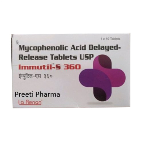 Mycophenolic Acid Delayed Release Tablets Usp General Medicines