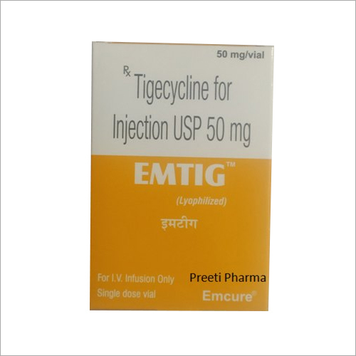 Tigecycline for Injection USP - Liquid Formulation, Suitable for All with Doctor''s Dosage Advice