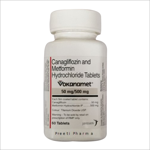 Canagliflozin and Metformin Hydrochloride Tablets