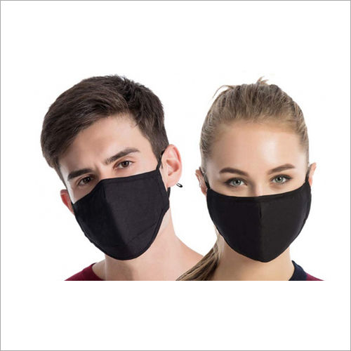 Cotton Black Face Mask