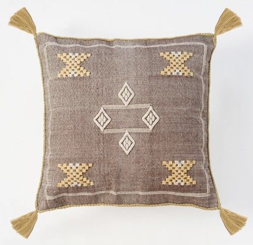 Tribal Motifs Solid Back Woven Cushion Covers