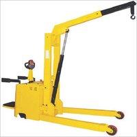 Electric battery floor crane