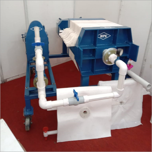 Blue Industrial Filter Press Machine