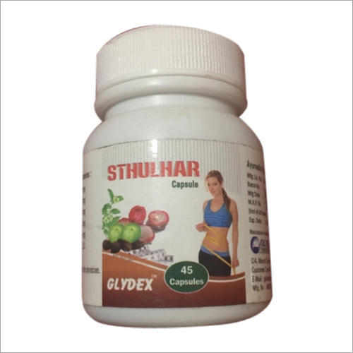 Fat Lose Herbal Capsule - Herbal Extract Composition, 45 Capsules in Bottle, Promotes Fat Metabolism and Suppresses Appetite