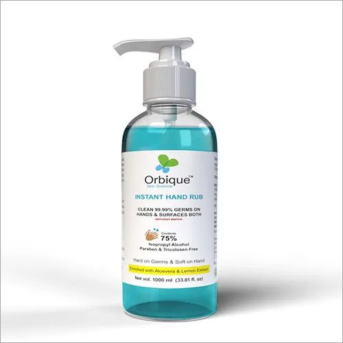 1000 ml Instant Hand Rub By ORBIQUE NUTRACOS SOLUTIONS LLP