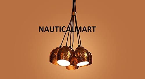 Sputnik Pendant Light Cluster in Copper Finish by Nauticalmart