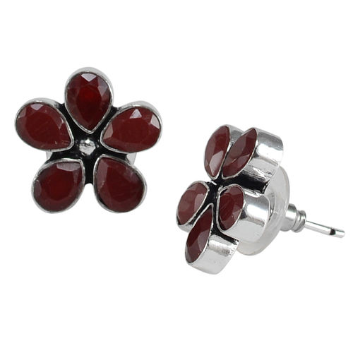 Red Quartz Earring Pg-122590 Gender: Women