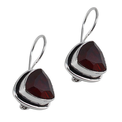 Red Quartz Earring Pg-122594 Gender: Women