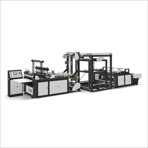 Metal D-Cut Fully Automatic Paper Bags Making Machine