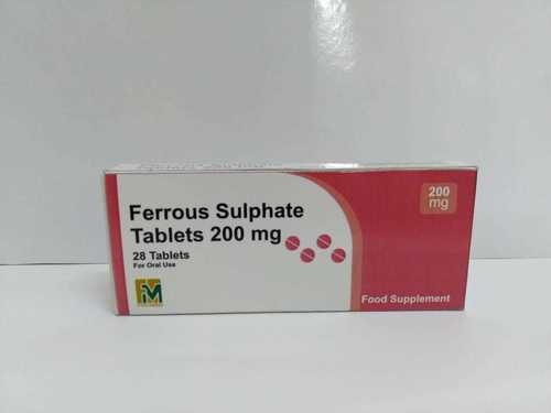 200mg Ferrous Sulphate Tablet