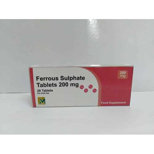 200Mg Ferrous Sulphate Tablet General Drugs