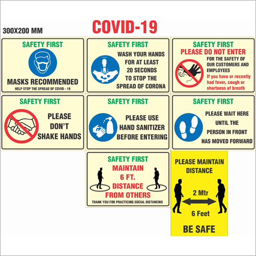 COVID 19 A 2 Signages