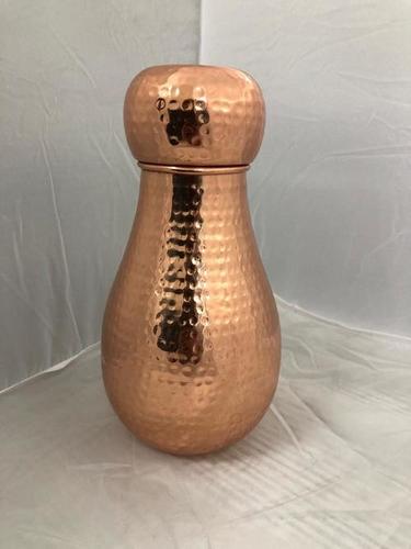 Bottle Flower Jar Hammered