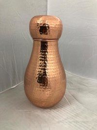 Bottle Flower Jar Hammered