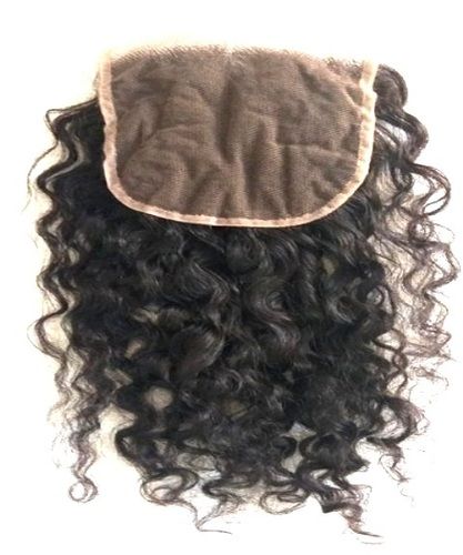 Unprocessed Raw Natural Curly Har Closure