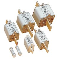 HF fuse, DIN-HN fuse, HG and HQ fuse bolted