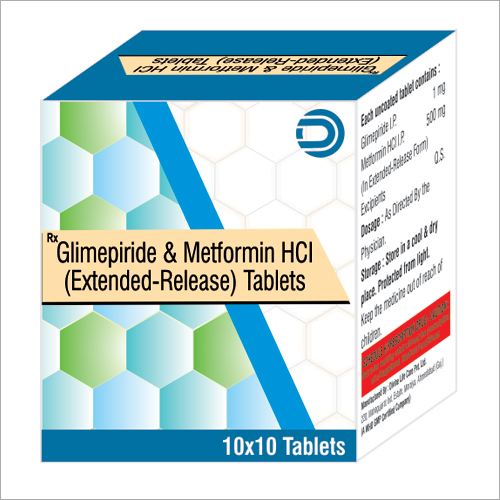 Glimepiride and Metformin HCI (Extended Release) Tablets