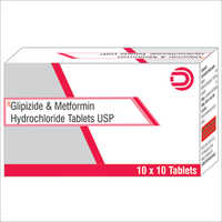 Glipizide and Metformin Hydrochloride Tablets USP