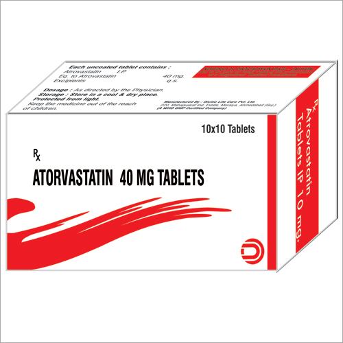 Atorvastatin Tablets 40 mg