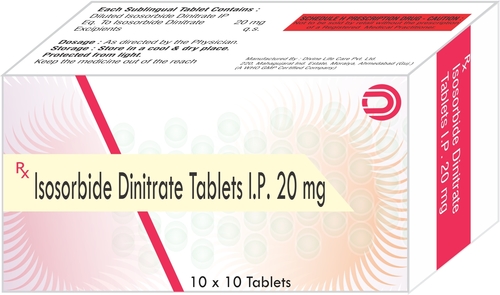 Isosorbide Dinitrate Tablets IP 20 mg