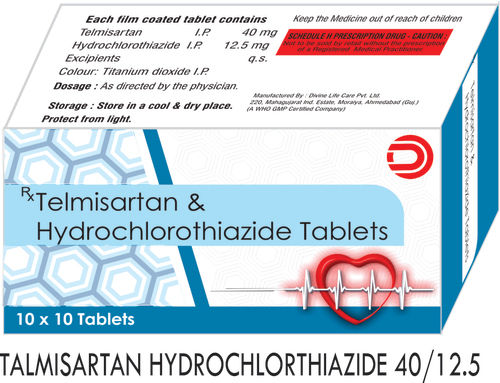 Telmisartan And Hydrochlorothiazide Tablets