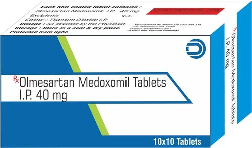 Olmesartan Medoxomil Tablets IP 40 mg