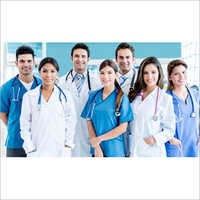 Hospital Staff Uniform - Breathable Cotton Fabric, Lightweight Design , Elegant Navy Blue Color