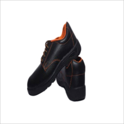 Black Lace Up Safety Shoes