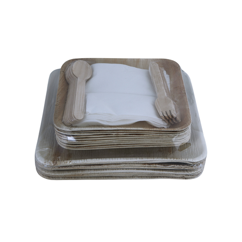 Square Areca Leaf Plate