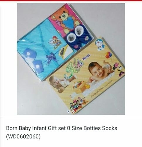 INFANT GIFT SET - Cotton Blend, New Born Baby Gift Box | Adorable Essentials for Newborns, Perfect for Baby Showers and Celebrations