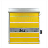 Commercial High Speed Rapid Roll Up Vinyl Garage Doors With Remote Control