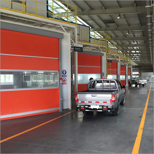 Warehouse Truck Roller Shutter High Speed Fast Door