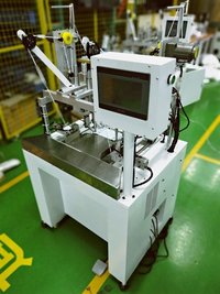 Four-point welding earband machine
