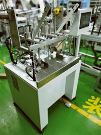 Four-point welding earband machine