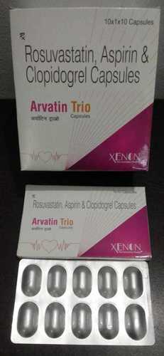 Rosuvastatin As-pirin And Clopidogril Capsules
