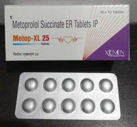 Metroprolol 25mg Succinate ER Tablets IP