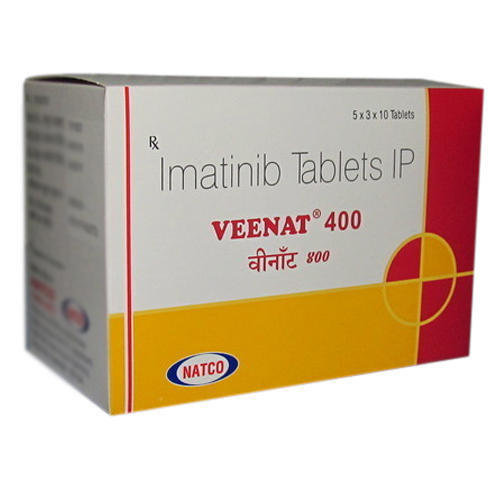Veenat 400 Tablet (Imatinib (400Mg) - Natco Pharma Ltd) Ingredients: Imatinib Mesylate