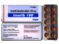 Imatib 100 Tablet (Imatinib mesylate (100mg) - Cipla Ltd)