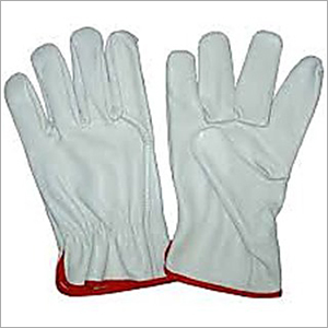 12 Inches White Chrome Hand Gloves
