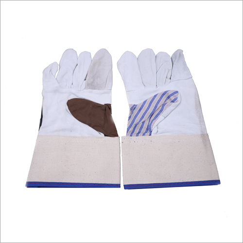 12 Inches Leather Jeans Hand Gloves By GOYAL ENTERPRISES